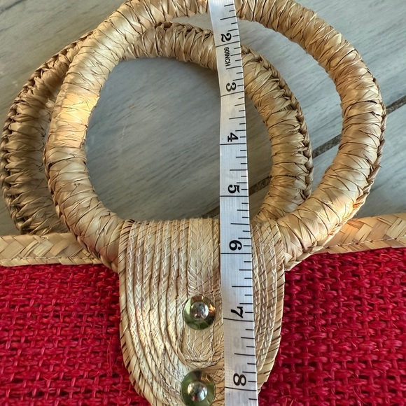 Hand woven bag - Mexican 4”x8”x10” Red Boho Casual - Picture 11 of 11